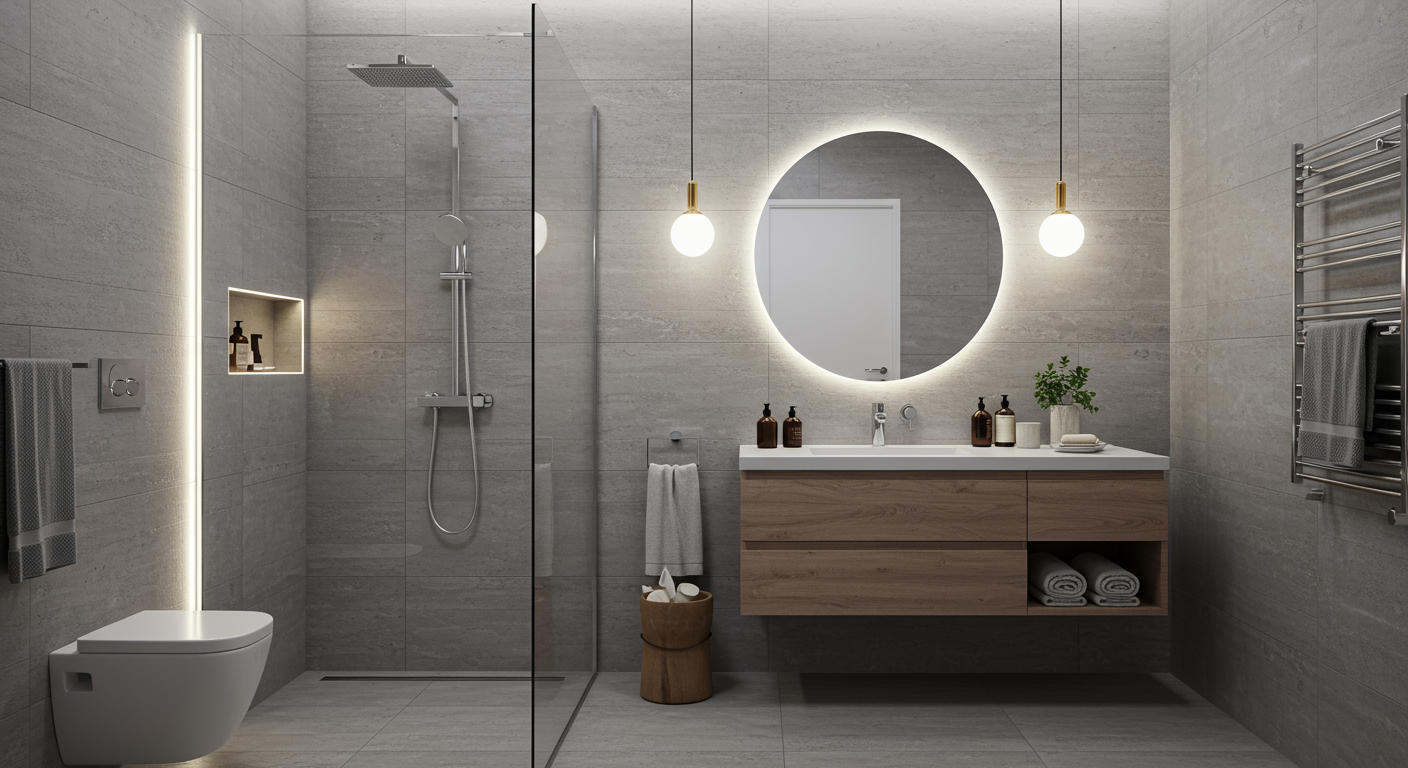 Badezimmer-Renovation